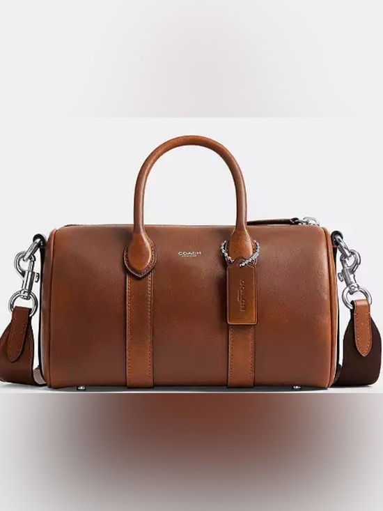 Coach Handbags - Coach Brown Loved Leather Compass 25 BTWT
